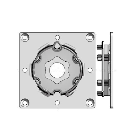 Support moteur somfy 100x100 9763508Support SomfySomfy