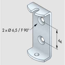 Étrier Support moteur simu 44 mm 9520064Support SimuSIMU
