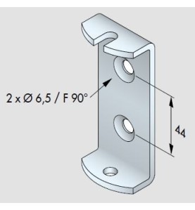 Étrier Support moteur simu 44 mm 9520064Support SimuSIMU