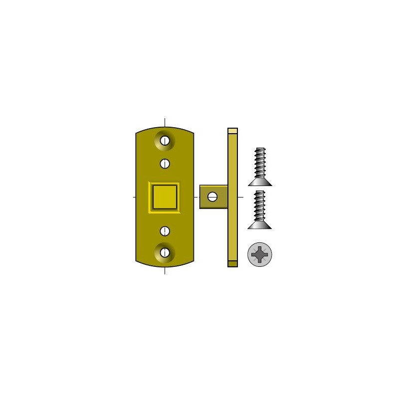 Carré de 10 rapporte moteur Simu et Somfy 9910013Support SimuSomfy