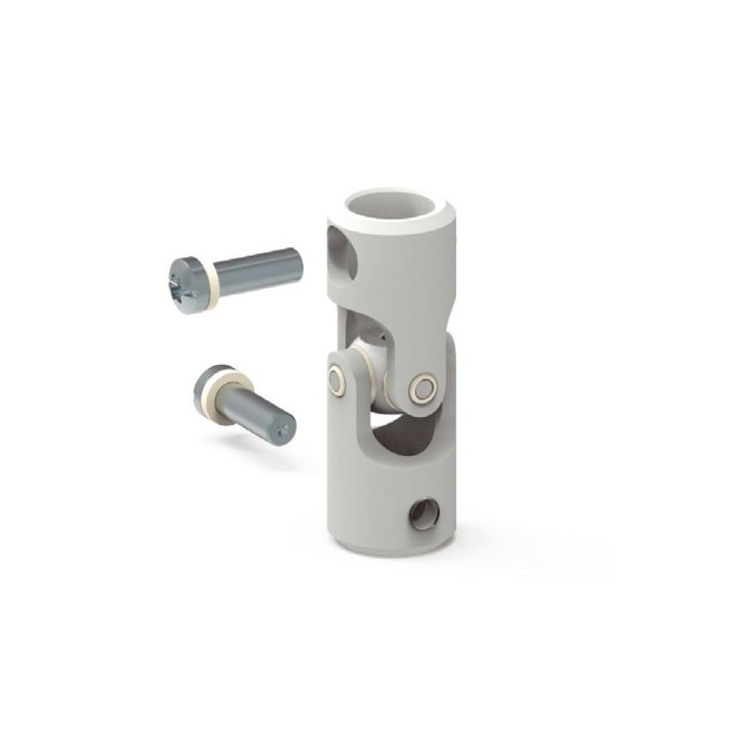 Genouillère Acier Blanche D18 Extérieur. D12/D12 F781BAcierZURFLUH-FELLER