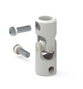 Genouillère Acier Blanche D18 Extérieur. D12/D12 F781BAcierZURFLUH-FELLER