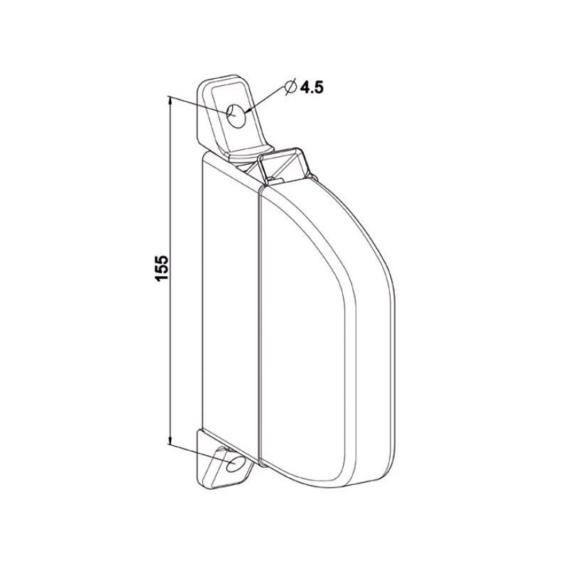 ENROULEUR ALUTOILE BLANC -G313 G313Sangle de 14 mmZURFLUH-FELLER