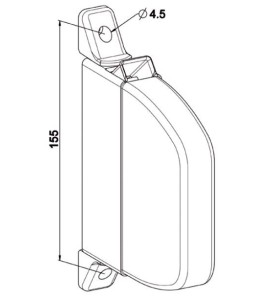 ENROULEUR ALUTOILE BLANC -G313 G313Sangle de 14 mmZURFLUH-FELLER