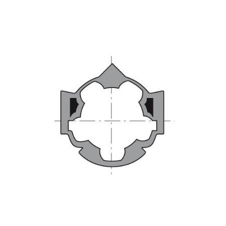 Jeux d Adaptation Tube hexagonal Bubendorff 48 mm 9410309Jeux AdaptationSIMU