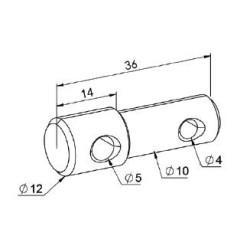 ADAPTATEUR GENOUILLERE TRINGLE DIAM.13