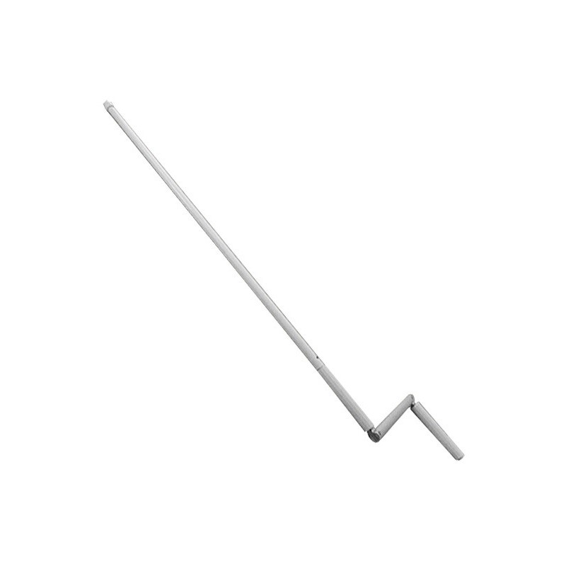 Manivelle BLANCHE alu diam 15 Long tot 1200 GB211200Diamètre Exter 15 SIMU-ACCESSOIRES