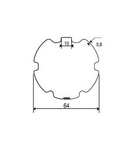 BAGUE MOTEUR AOK ZF 64 . AOK000163Moteur FILAIREAOK