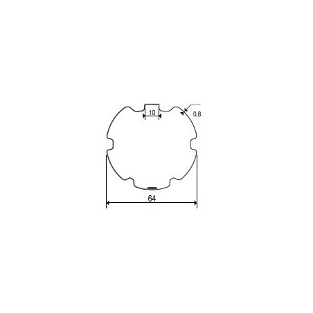 Tube ZF 64 MM-Longueur 3500 mm T643500TubesZURFLUH-FELLER