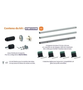 KIT MODERNISATION ZF 54 -3 PARTIES LG MAX 3000 MM WRMFRZ3TUBE ZF 54 ZURFLUH-FELLER