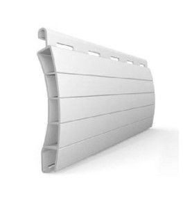 Pack 10 lames Alu 77 mm -4000 mm de long-Blanche LA77R4000B10Lames PVC 37 mm Rainurées ep 8 mmZURFLUH-FELLER