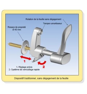 ARRET DE VOLET COMTOIS COMPOSITE BLANC -VOLET DOUBLE ARK3005B1Volets BattantsMPM