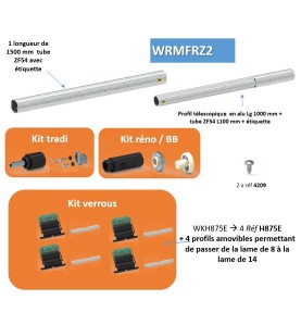 KIT MODERNISATION ZF 54 -2 PARTIES LG MAX 2400 MM WRMFRZ2TUBE ZF 54 ZURFLUH-FELLER