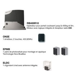 KIT MOTORISATION PORTAIL COULISSANT ROBUS 600 - RB600BDKCE