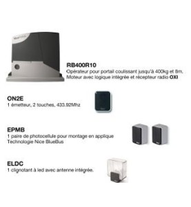 KIT MOTORISATION PORTAIL COULISSANT ROBUS 600 - RB600BDKCE RB600BDKCECOULISSANT NICENICE