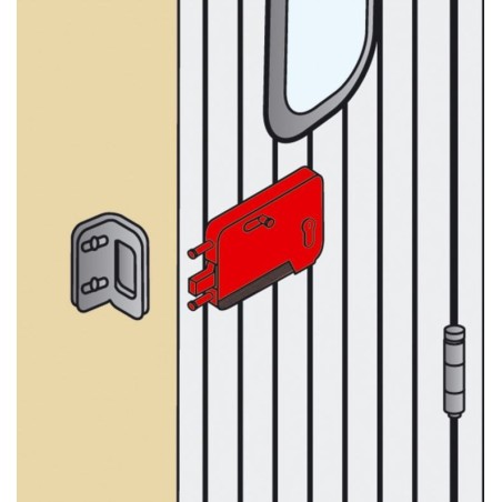 Serrure Réversible pour porte de garage Coulissante