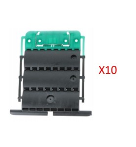 LOT DE 10 Verrou CLIKSUR - 3 MAILLONS -lame de 8 mm H875FX10Lame de 8 mmZURFLUH-FELLER