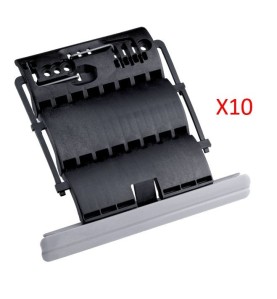 LOT DE 10 Verrou OCTOCLIC - 2 MAILLONS-lame de 8 mm et 14 mm-Tube OCTO 60 H890CX10Attaches TablierZURFLUH-FELLER