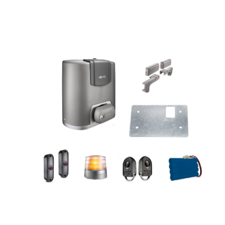 KIT MOTORISATION PORTAIL COULISSANT SOMFY ELIXO 3S IO PACK CONFORT