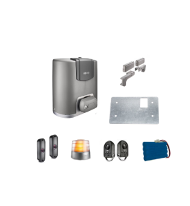 KIT MOTORISATION PORTAIL COULISSANT SOMFY ELIXO 3S IO PACK CONFORT