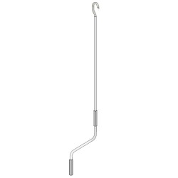 MANIVELLE STORE/PORTE GARAGE GALVA 1500 D14 2001884Manivelles CrochetSIMU-ACCESSOIRES