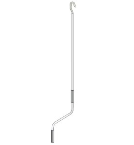 MANIVELLE STORE/PORTE GARAGE GALVA 1500 D14 2001884Manivelles CrochetSIMU-ACCESSOIRES