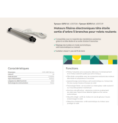 Moteur 20 Nm FILAIRE ARRET AUTOMATIQUE TYMOOV 20 FE