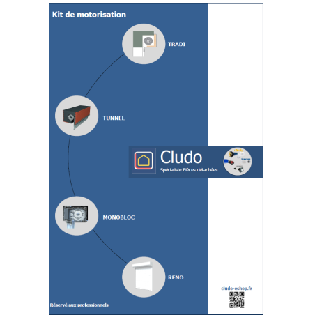 Catalogue kits de motorisation volet roulant
