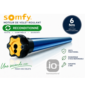 MOTEUR SOMFY LT 50-OXIMO IO 6/17 RECONDITIONNE 1032700