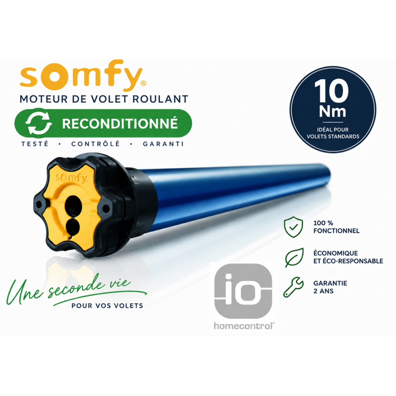 MOTEUR SOMFY LT 50-OXIMO IO 10/17 RECONDITIONNE