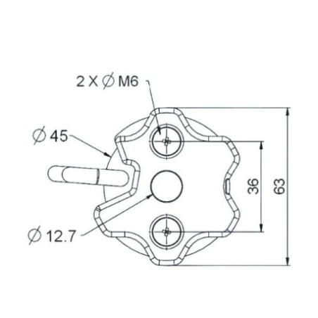 Moteur ECKERMANN Radio compatible RTS 20/17 – Ø45 mm