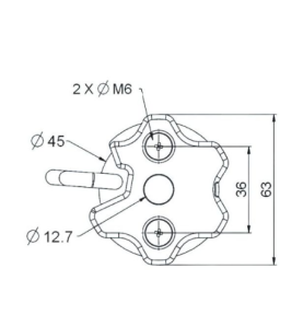 Moteur ECKERMANN radio 20 Nm compatible RTS