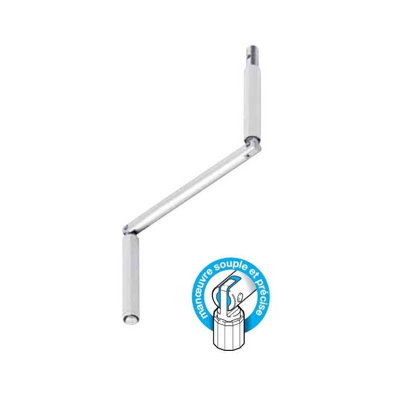 POIGNEE DE MANIVELLE BLANCHE-510F166 510F166Diamètre Exter 13 GEIGER