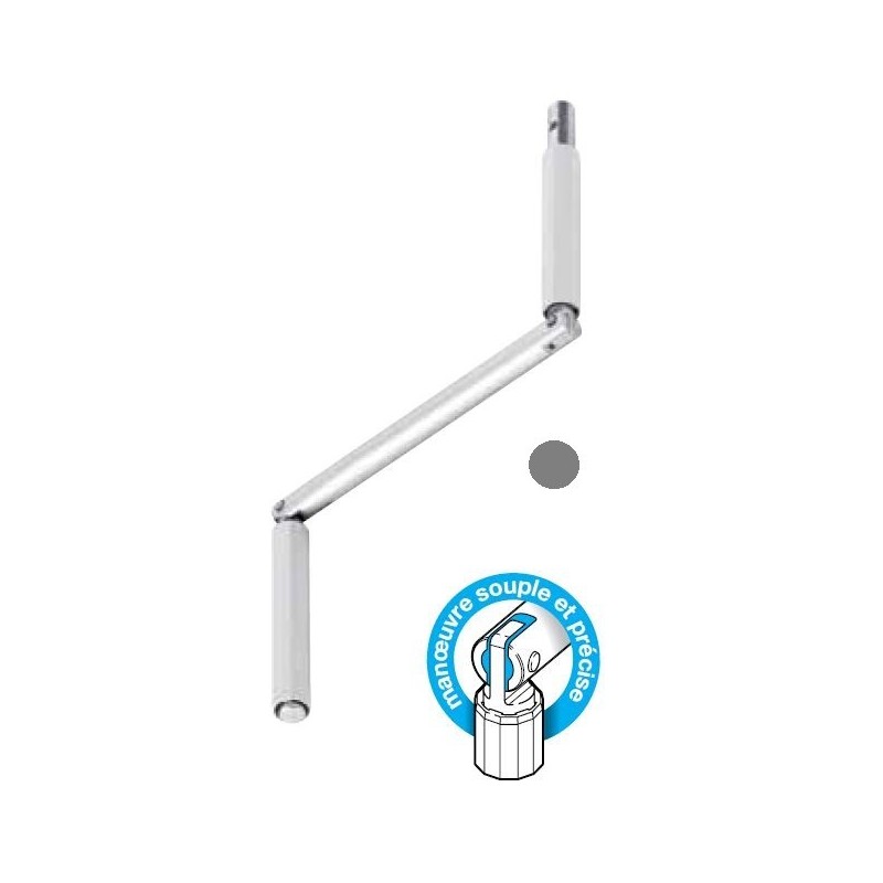 POIGNEE DE MANIVELLE GRISE -510F175 510F175Diamètre Exter 13 GEIGER