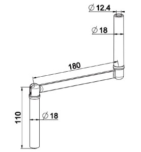 POIGNEE DE MANIVELLE BLANCHE -F301B F301BBas de ManivellesZURFLUH-FELLER