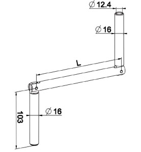 POIGNEE DE MANIVELLE BLANCHE -F321A F321ABas de ManivellesZURFLUH-FELLER