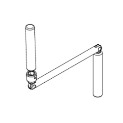 POIGNEE DE MANIVELLE BLANCHE -T89AB1T90