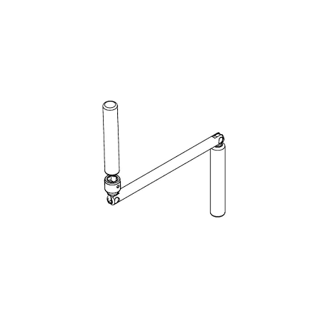 POIGNEE DE MANIVELLE BLANCHE -T89AB1T90