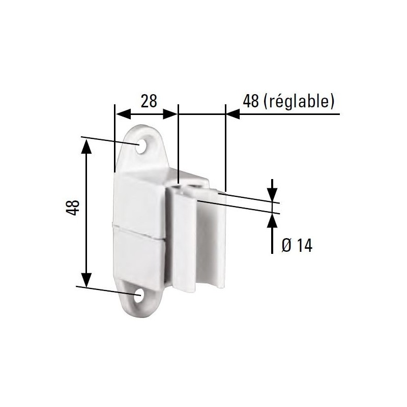 Bloqueur Réglable pour Manivelle de Diamètre 12-15 mm 2001949Bloqueurs SIMU-ACCESSOIRES