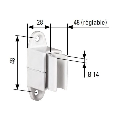 Bloqueur Réglable pour Manivelle de Diamètre 12-15 mm 2001949Bloqueurs SIMU-ACCESSOIRES
