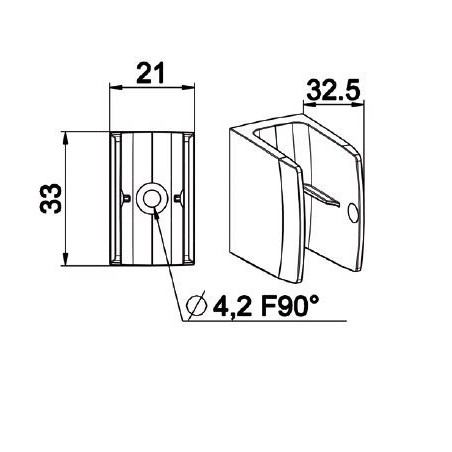 Bloqueur BLANC pour Manivelle de Diamètre 12 mm
