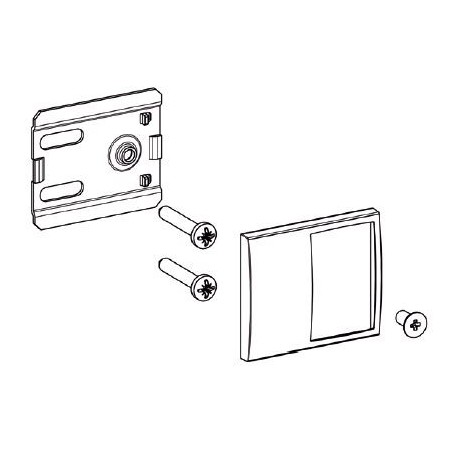 Ensemble Bloqueur BLANC pour Manivelle de Diamètre 12 mm