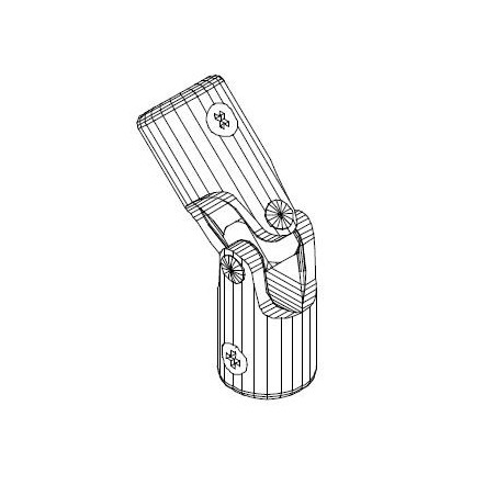 Genouillère Résine Blanche 6P7-ROND D 12 mm