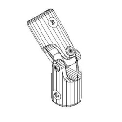 Genouillère Résine Blanche 6P10-ROND D12 mm