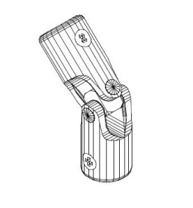 Genouillère Résine Blanche 6P10-ROND D12 mm T37T90RésineDEPRAT