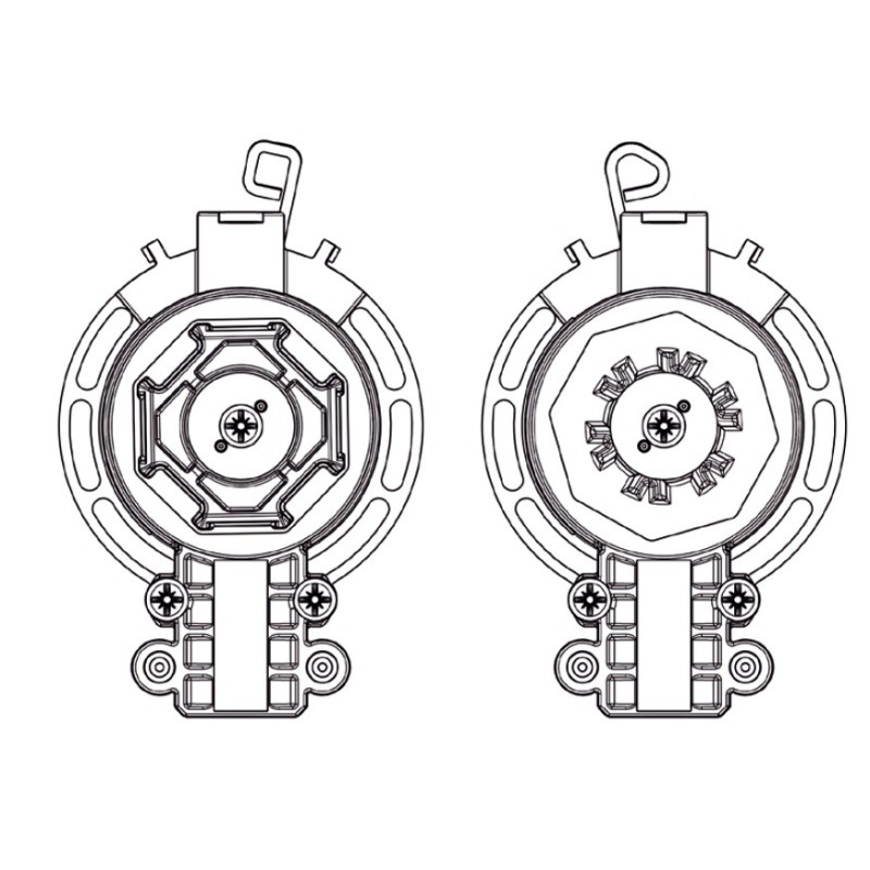 Mini Couple Conique DEBRAYABLE 1/2.9-OCTO 40-CARRE 6-DROITE C840BDA cliquetsZURFLUH-FELLER
