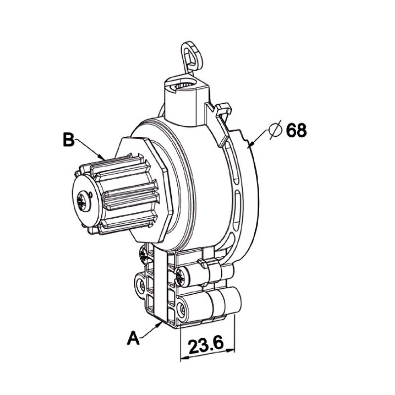Mini Couple Conique DEBRAYABLE 1/2.9-OCTO 40-6P7-DROITE C840BBA cliquetsZURFLUH-FELLER
