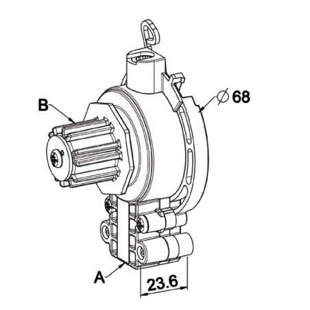 Mini Couple Conique DEBRAYABLE 1/2.9-OCTO 40-6P7-GAUCHE