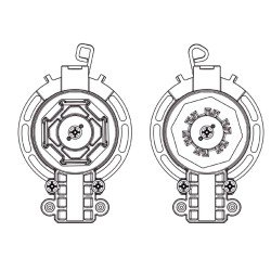 Mini Couple Conique DEBRAYABLE 1/2.9-OCTO 40-6P7-GAUCHE