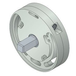 Treuil 1420B 1:5 FC 6P7-CARRE 10 MALE 2002030AVEC Fin de courseSIMU-ACCESSOIRES